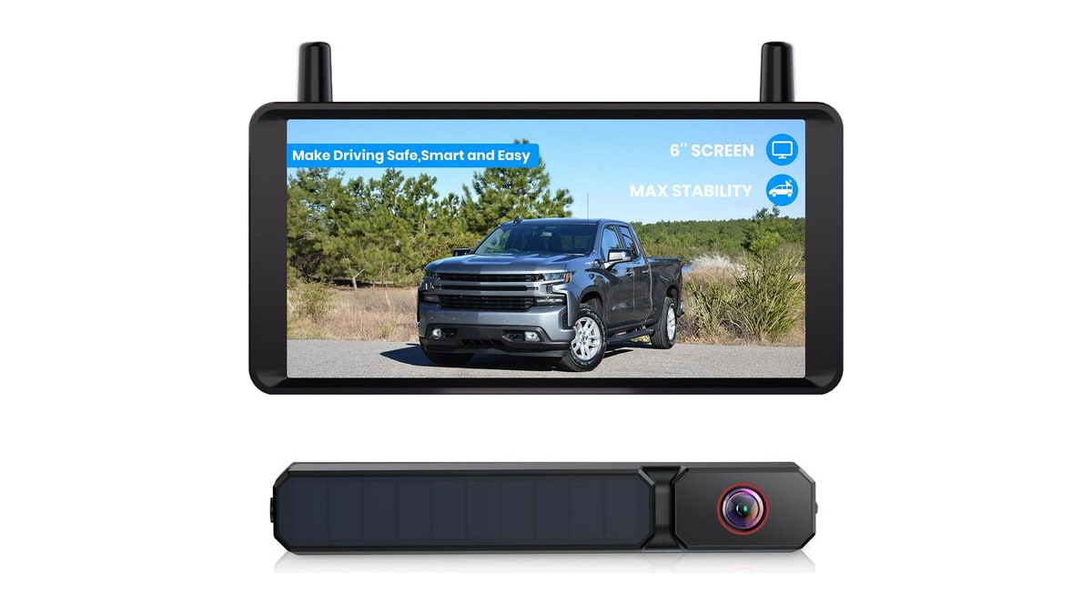 AUTO-VOX Solar Wireless Backup Camera: 1-Minute No-Drill Installation