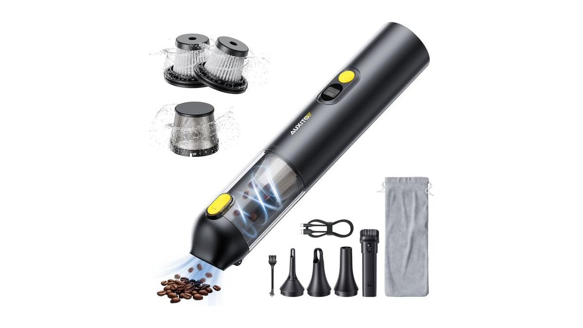 AUXITO Car Vacuum Portable Cordless 4-in-1 Handheld Vacuum 14000Pa