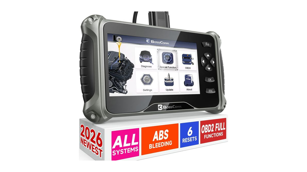 2026 BOSSOMM IF745 Full System OBD2 Scanner Code Reader