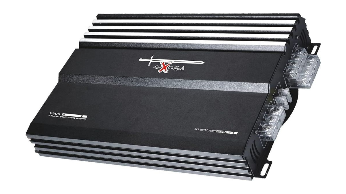 Excalibur X500.4 2000W 4 Channel MOSFET Power Amplifier
