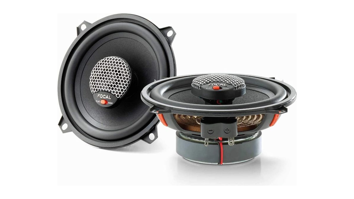Focal ICU-130 Integration Series 5.25 Inch Coaxial Speakers (Pair), RMS: 60W - MAX: 120W