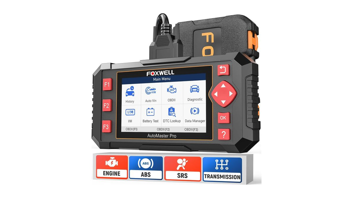 FOXWELL Car Scanner NT604 Elite OBD2 Scanner ABS SRS Transmission