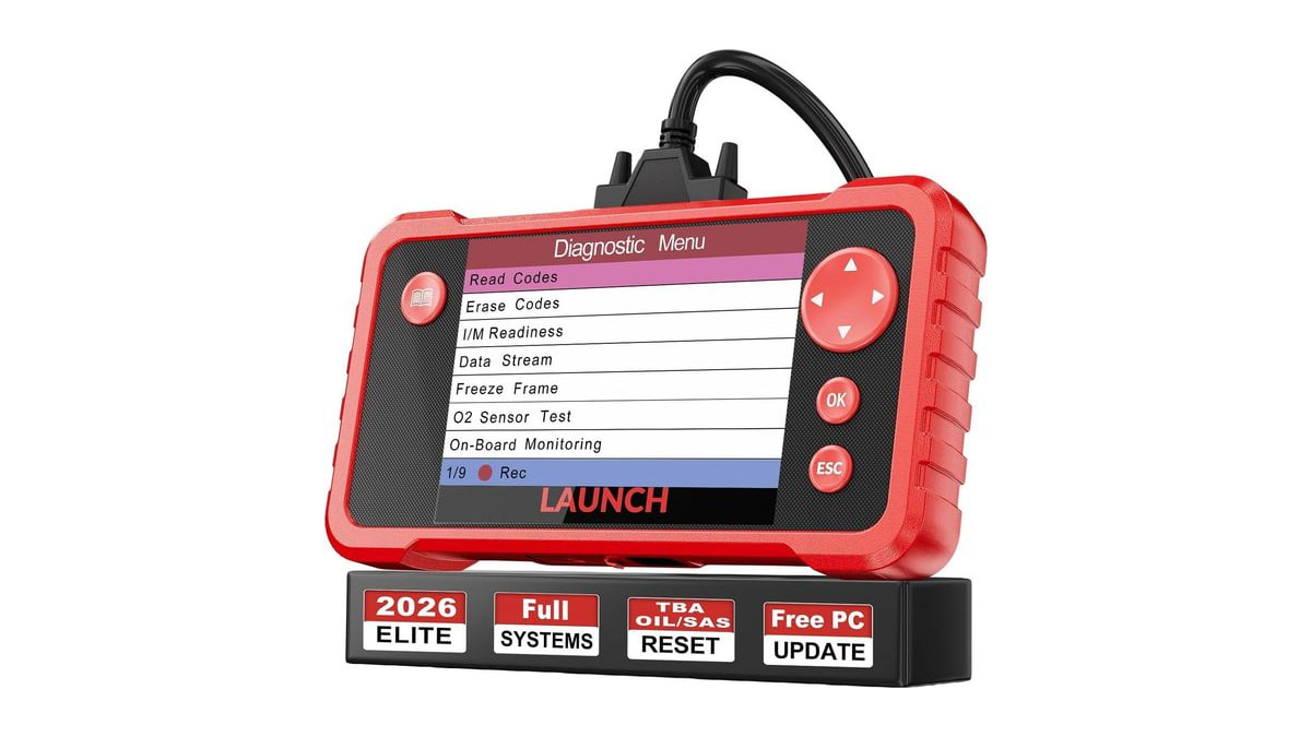 LAUNCH CRP123 V2.0 Plus OBD2 Scanner, All System Scan Tool with 3 Reset