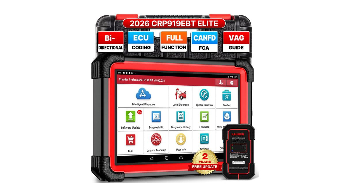 LAUNCH X431 CRP919EBT OBD2 Scanner, 2026 Wireless Bidirectional Scan Tool