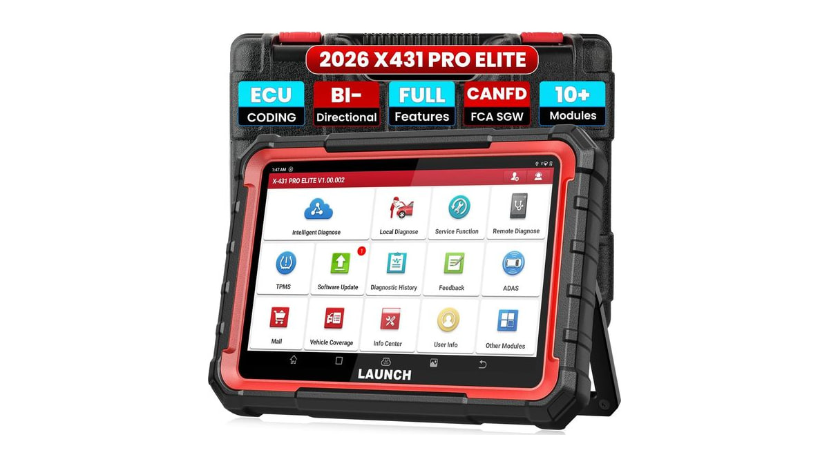 LAUNCH X431 PRO Elite 2026 New Bidirectional Scan Tool, ECU Coding