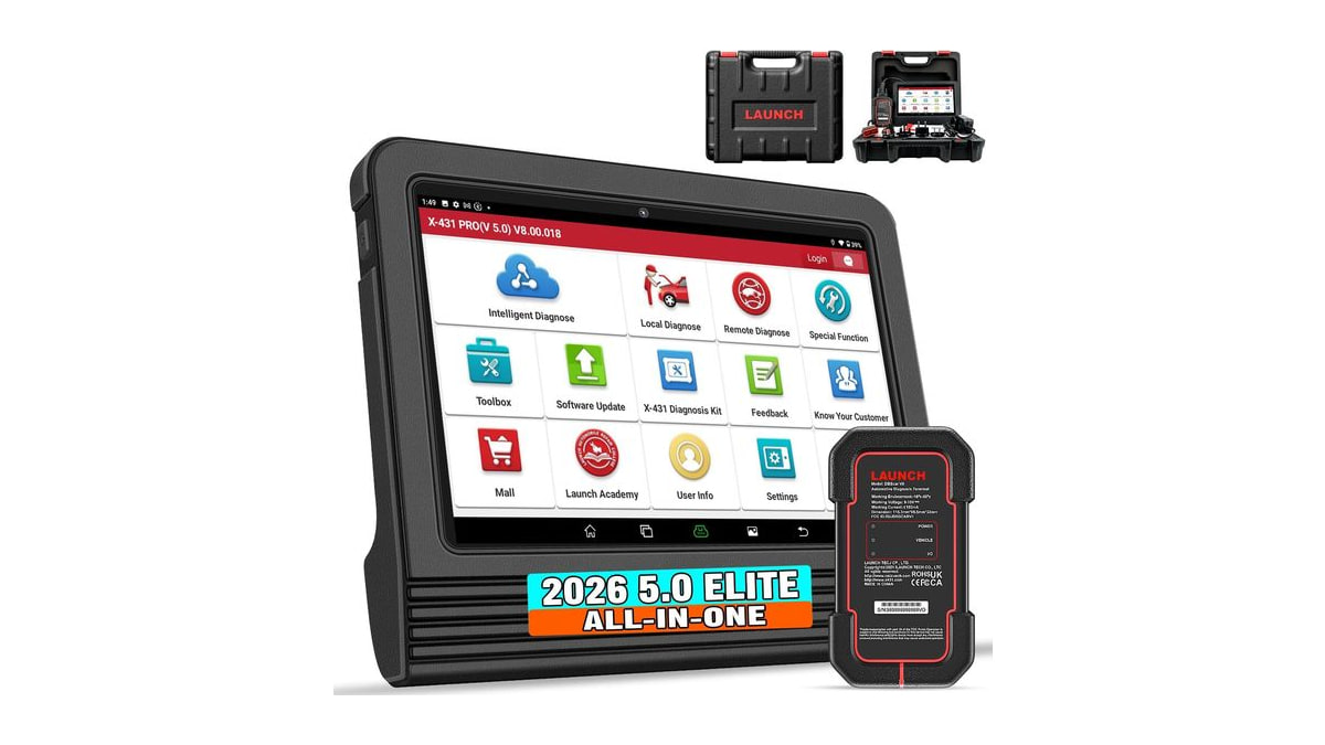 LAUNCH X431 PRO V5.0,2026 New Bluetooth Bidirectional Scan Tool,ECU Code