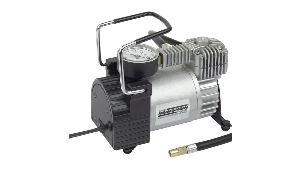 Mannesmann 01790 Mini Aluminium Compressor 12 V Aluminium