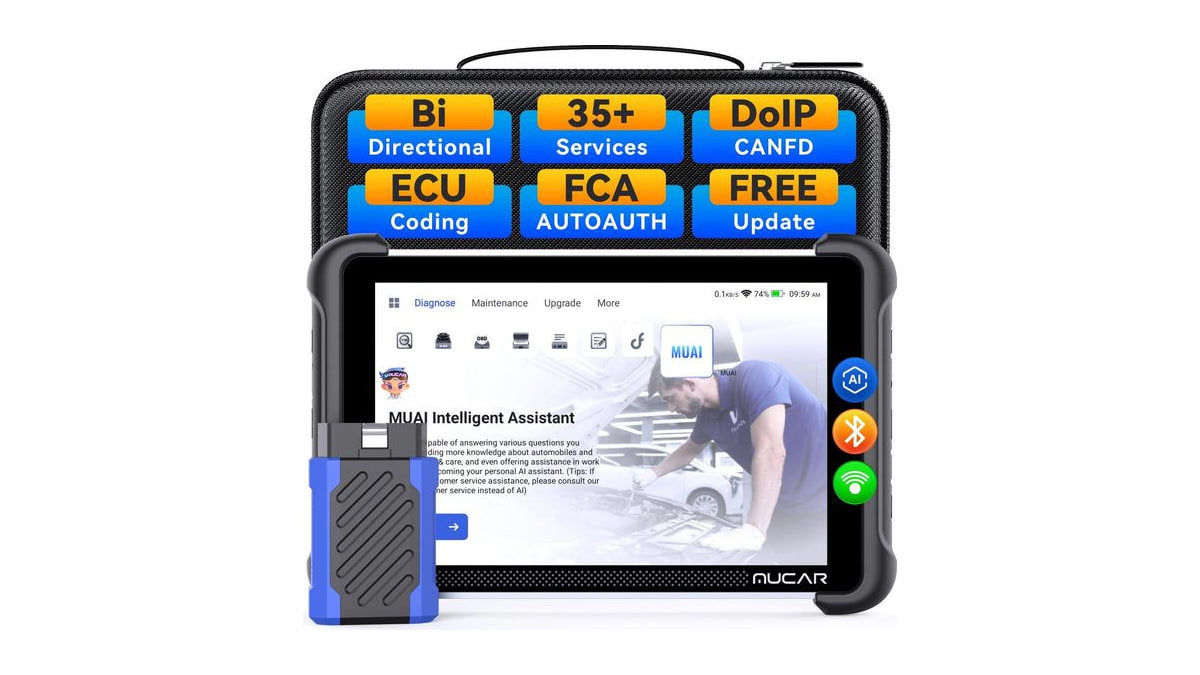 MUCAR 892BT Full System AI Bidirectional Scan Tool, Free Lifetime Updates