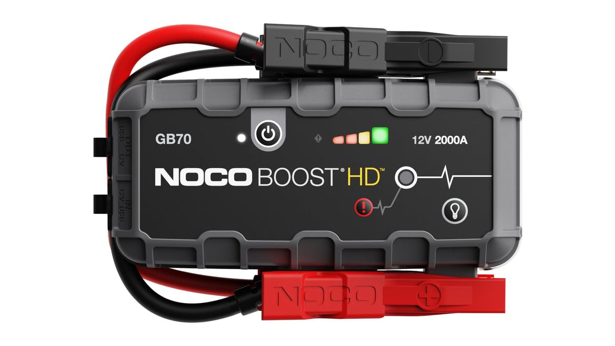 NOCO Boost GB70 2000A UltraSafe Jump Starter, 12V Lithium Battery Booster