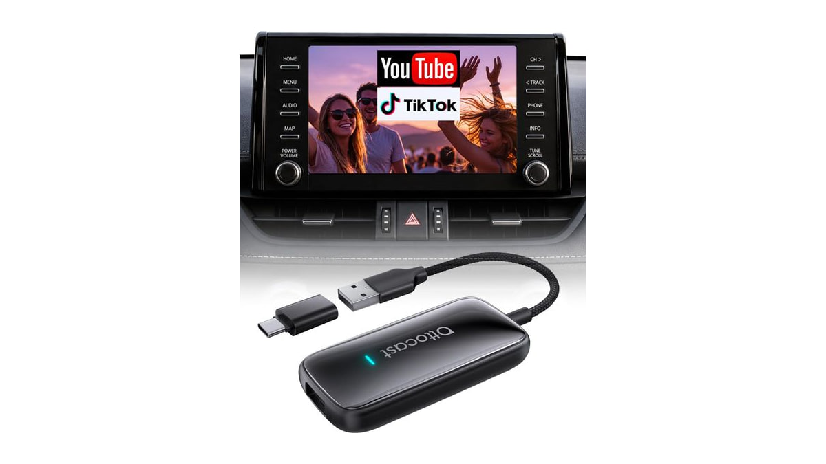 OTTOCAST Magic AI Box 2026,Wireless CarPlay Adapter(No Android Support)