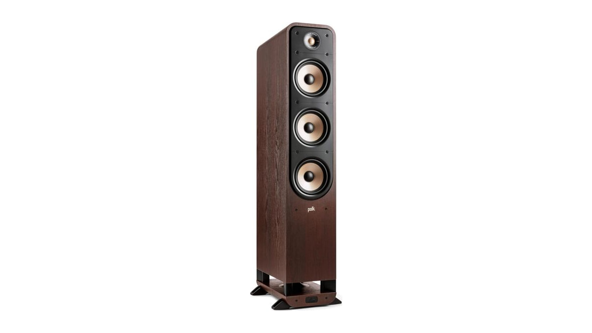 Polk Audio Signature Elite ES60 Tower Speaker, Single, Contemporary Walnut
