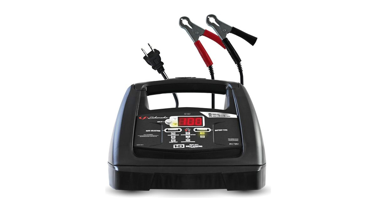 Schumacher Electric 6A Car Battery Charger & Maintainer, 6V/12V - SC1307