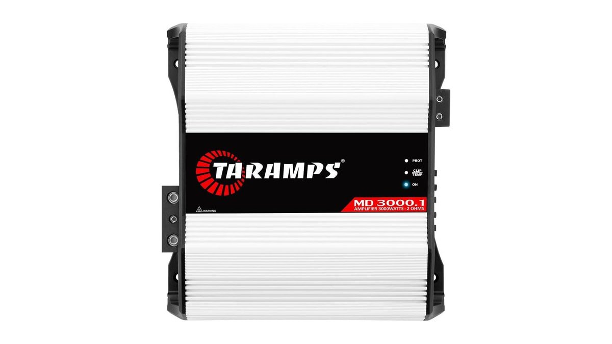 Taramps MD 3000.1 2 Ohms 3000W RMS Full Range Monoblock Digital Amplifier