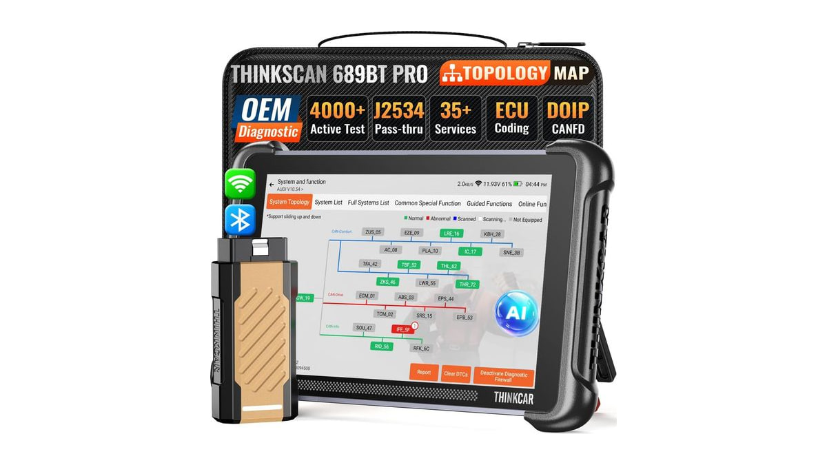 THINKCAR THINKSCAN 689BT PRO Bidirectional Scan Tool with Topology Map