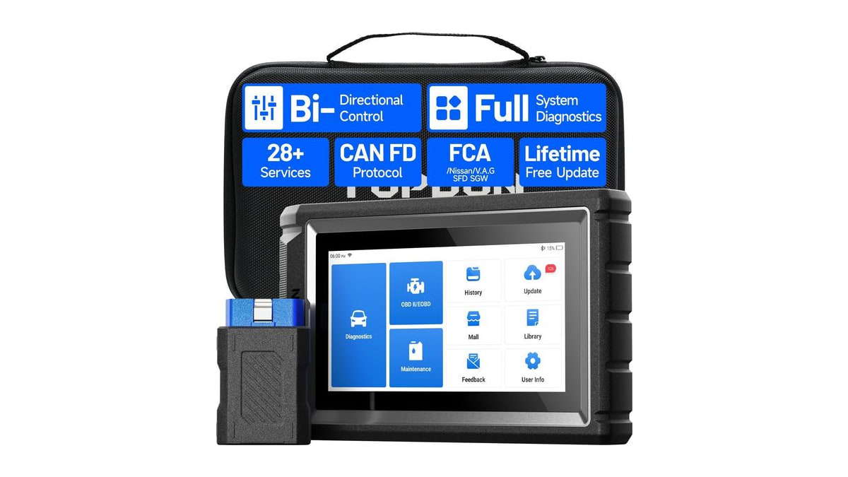 TOPDON AD800BT V2.0 Bidirectional OBD2 Scanner with Lifetime Free Update