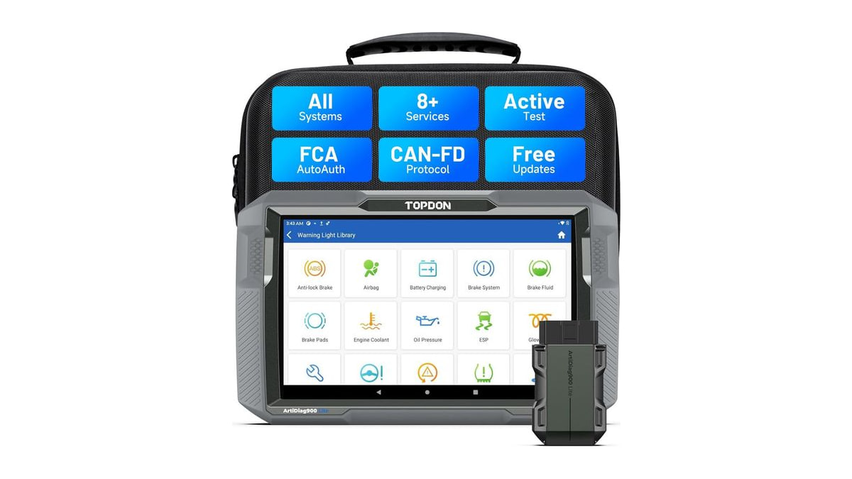 TOPDON AD900 Lite OBD2 Scanner, Bidirectional Scan Tool, 8" Large Screen