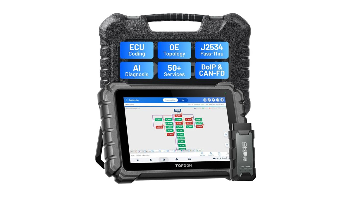 TOPDON ONE Bidirectional Scan Tool, 10.1" Professional Diagnostic Tool