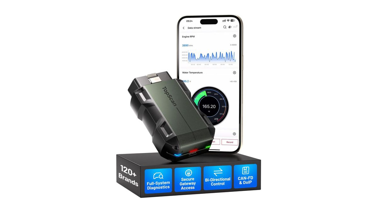 TOPDON Topscan Master OBD2 Scanner Bluetooth, Bidirectional Scan Tool