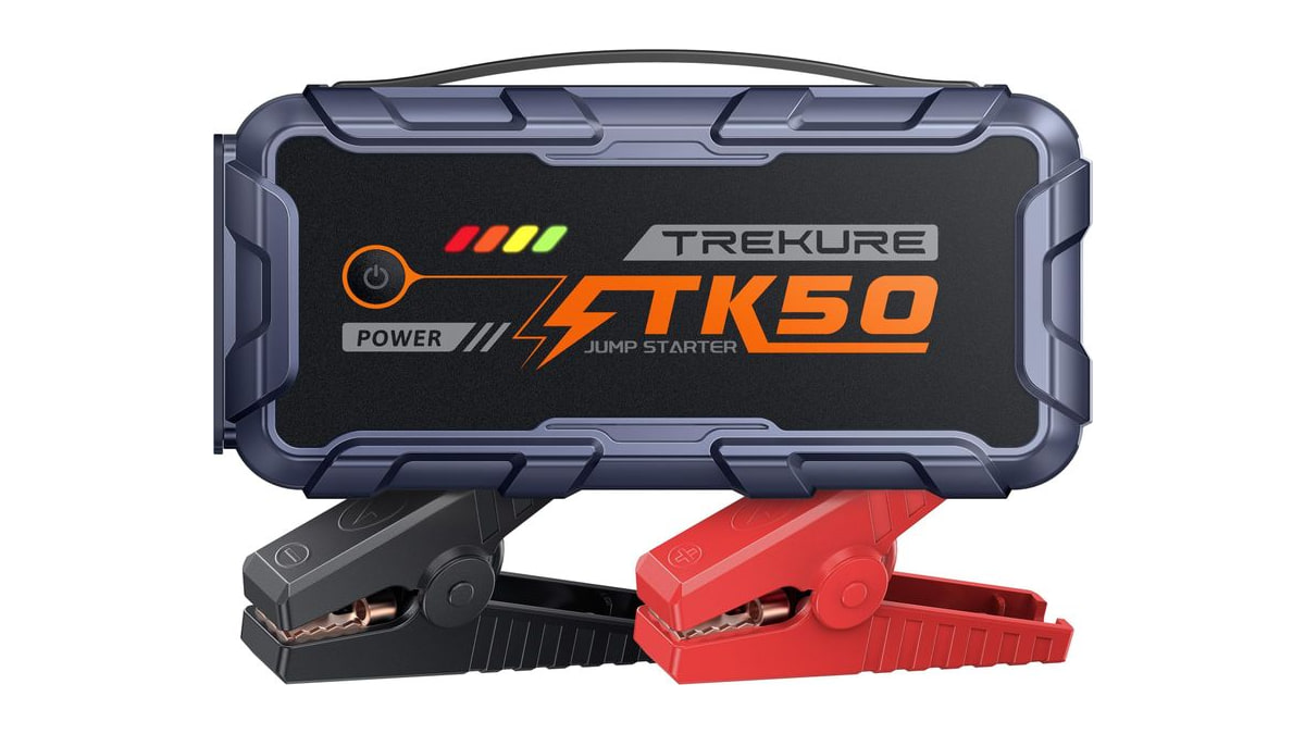 TREKURE Car Battery Jump Starter 8000A 26800mAh, Portable Car Jump Starter for All Gas and 12L Diesel Engines, Power Bank & Battery Jumper, Portable J