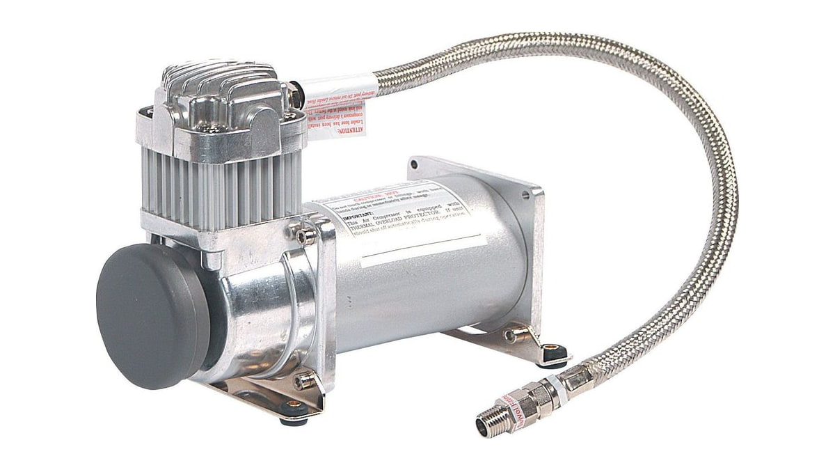 VIAIR 350C 12V Industrial Air Compressor, 150 PSI Continuous Duty Silver