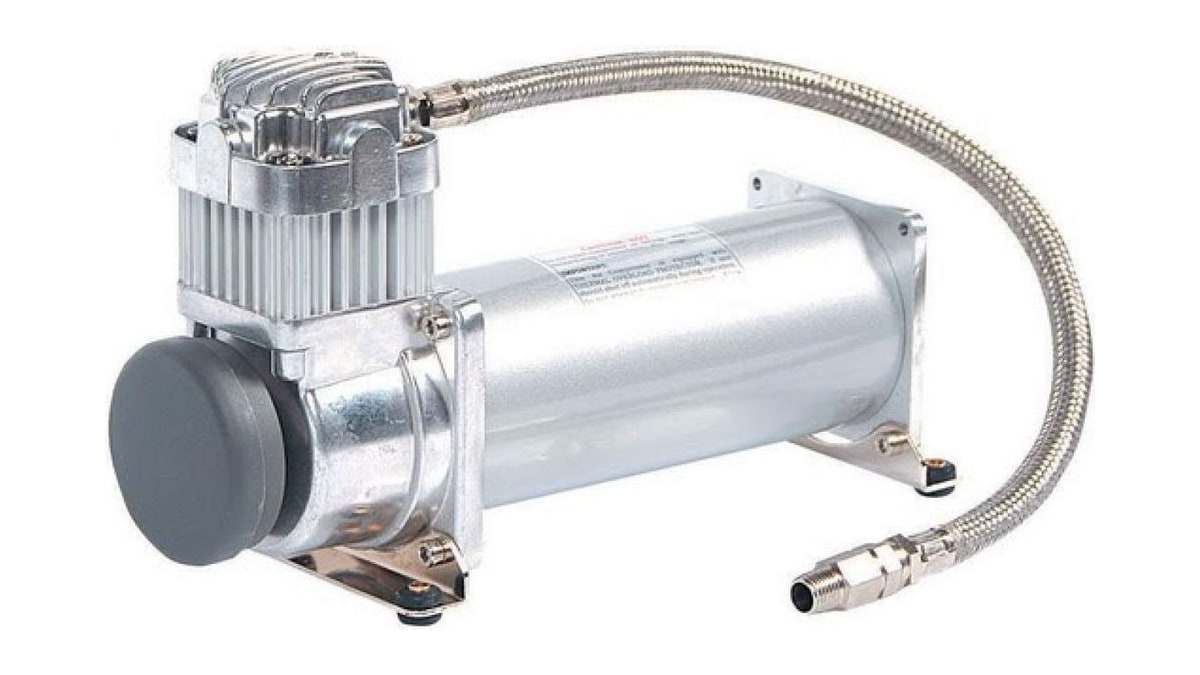 VIAIR 450C 12V Industrial Air Compressor, 150 PSI Continuous Duty Silver