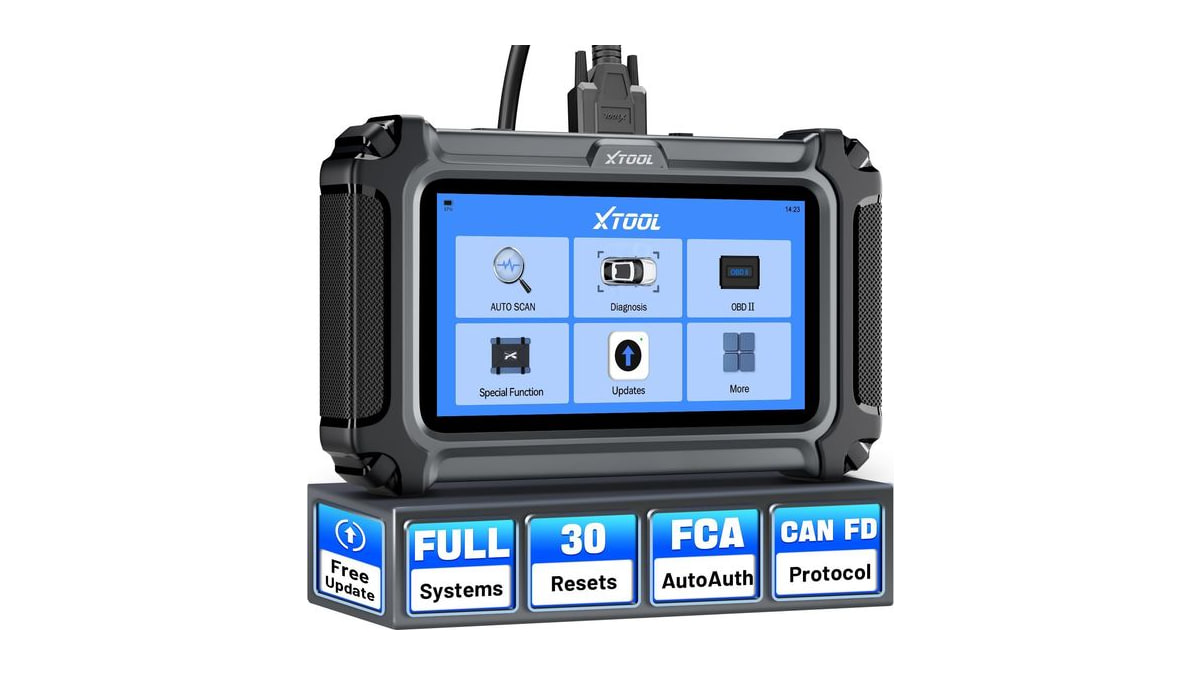 XTOOL D6S OBD2 Scanner Diagnostic Tool Full System 30 Resets Engine ABS SRS