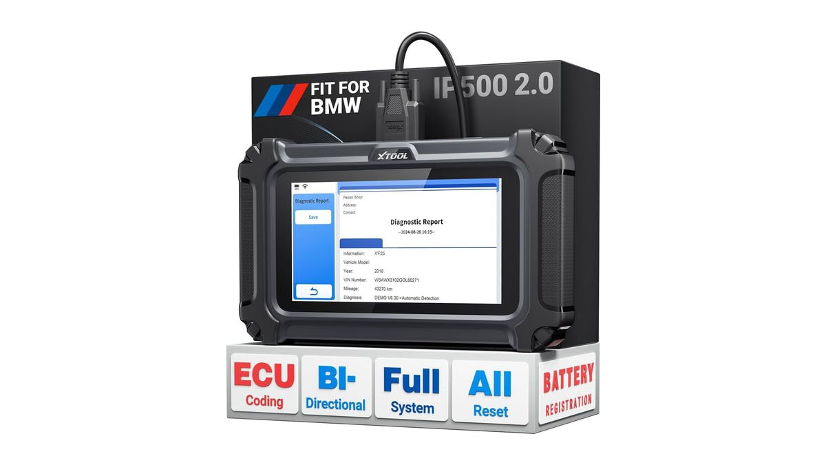 XTOOL IP500 for BMW OBD2 Scanner, Full Systems Bidirectional Scan Tool